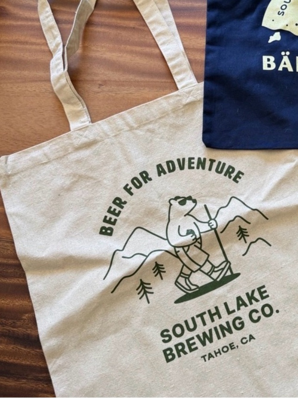 South lake brewing co tote bags
